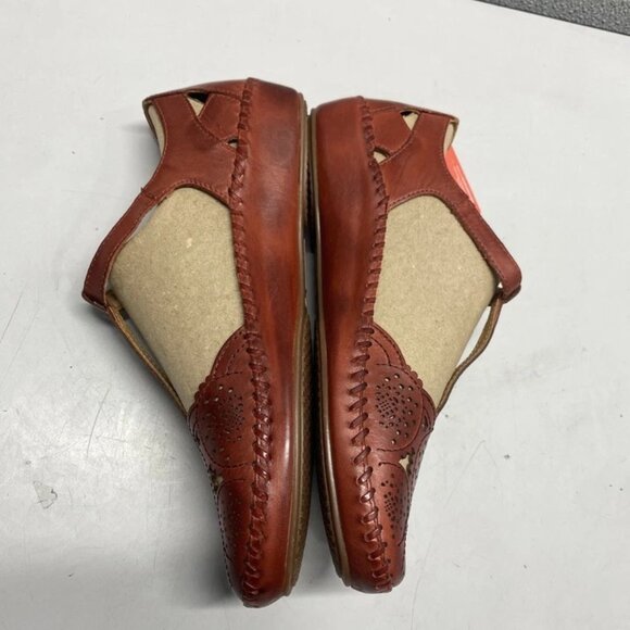 NEW PIKOLINOS Women’s P. Vallarta Sandals – Red Size EU 41 / US 10.5 – Leather - Picture 5 of 8